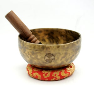 7 inch Full Moon Singing Bowl: Handmade Tibetan Chakra Healing