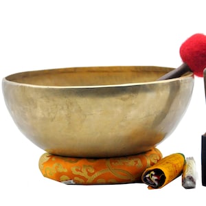 12 inches Large Master healing Himalayan singing bowl-Handmade singing bowl made on full moon night-Best for Healing and Balancing Chakra