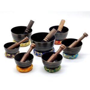 Singing bowl- singing bowl set of 7- 7 chakra Healing singing bowl set-Best for Healing and Meditation