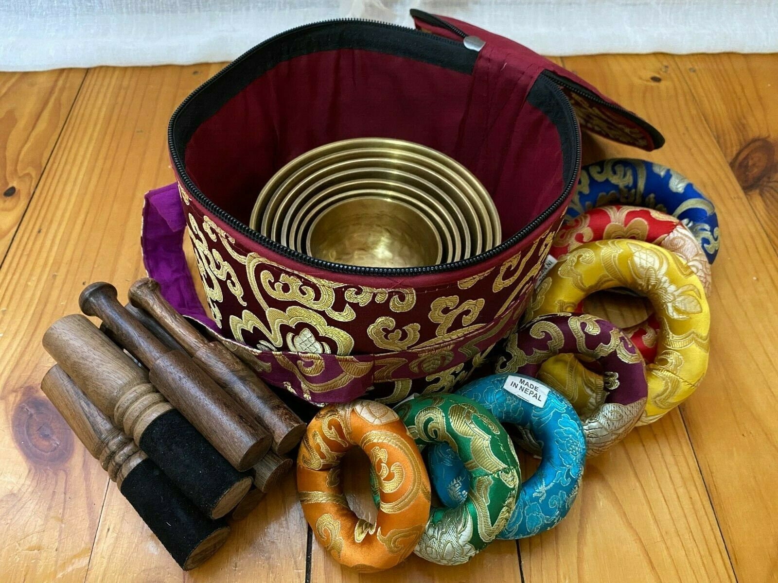 Singing Bowl Setsinging Bowl Set of 7chakra Healing Singing Etsy