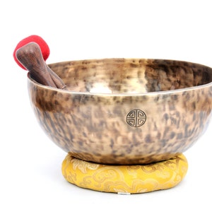 Full Moon Singing bowl-12 inches Diameter Himalayan singing bowl-Full Moon Energy singing bowl for healing and meditation-Balance chakra