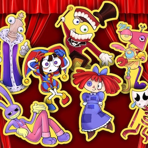Vinylstickers The Amazing Digital Circus