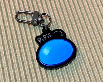 Pipis Charm | Black Acrylic