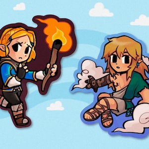 Tears of the Kingdom heroes stickers