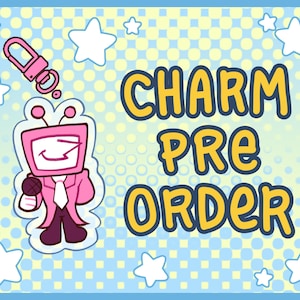 Mini Glitter Tenna Charm