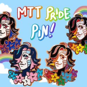 Mettaton Pride Glitter Pins