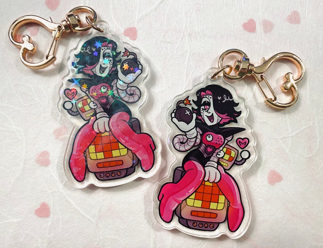 Holographic Mettaton Charm