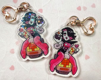 Holographic Mettaton Charm