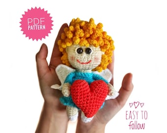 ANGEL crochet PDF pattern - Amigurumi angel pattern. Angel doll pattern. Crochet angel. Amigurumi angel doll. Christmas crochet pattern