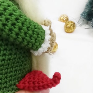 CHRISTMAS GNOME Crochet pattern PDF - Holiday Gnome Winter Gnome Xmas Crochet Pattern Scandinavian Gnome Amigurumi Pattern Christmas Crochet
