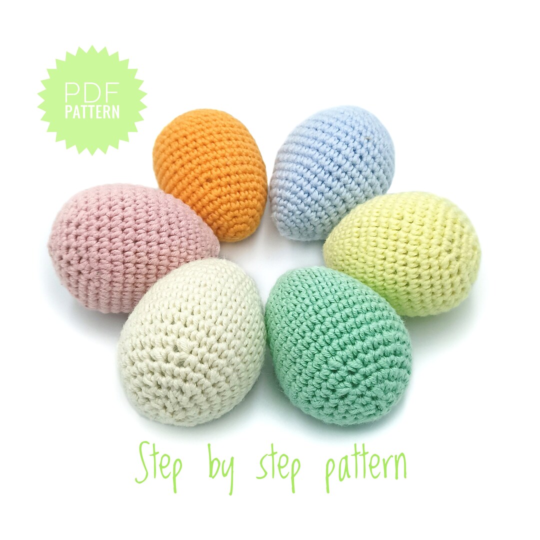 EASTER EGG Crochet Pattern PDF - Crochet Easter Decoration Pattern ...