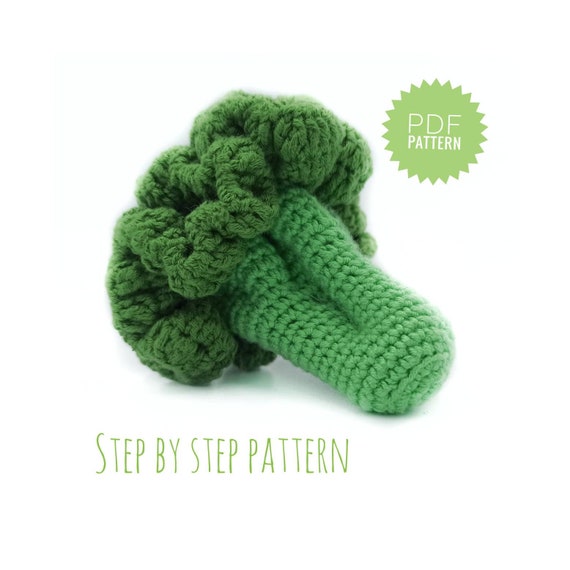 BROCCOLI Crochet Pattern Crochet Broccoli Pattern. Amigurumi Etsy