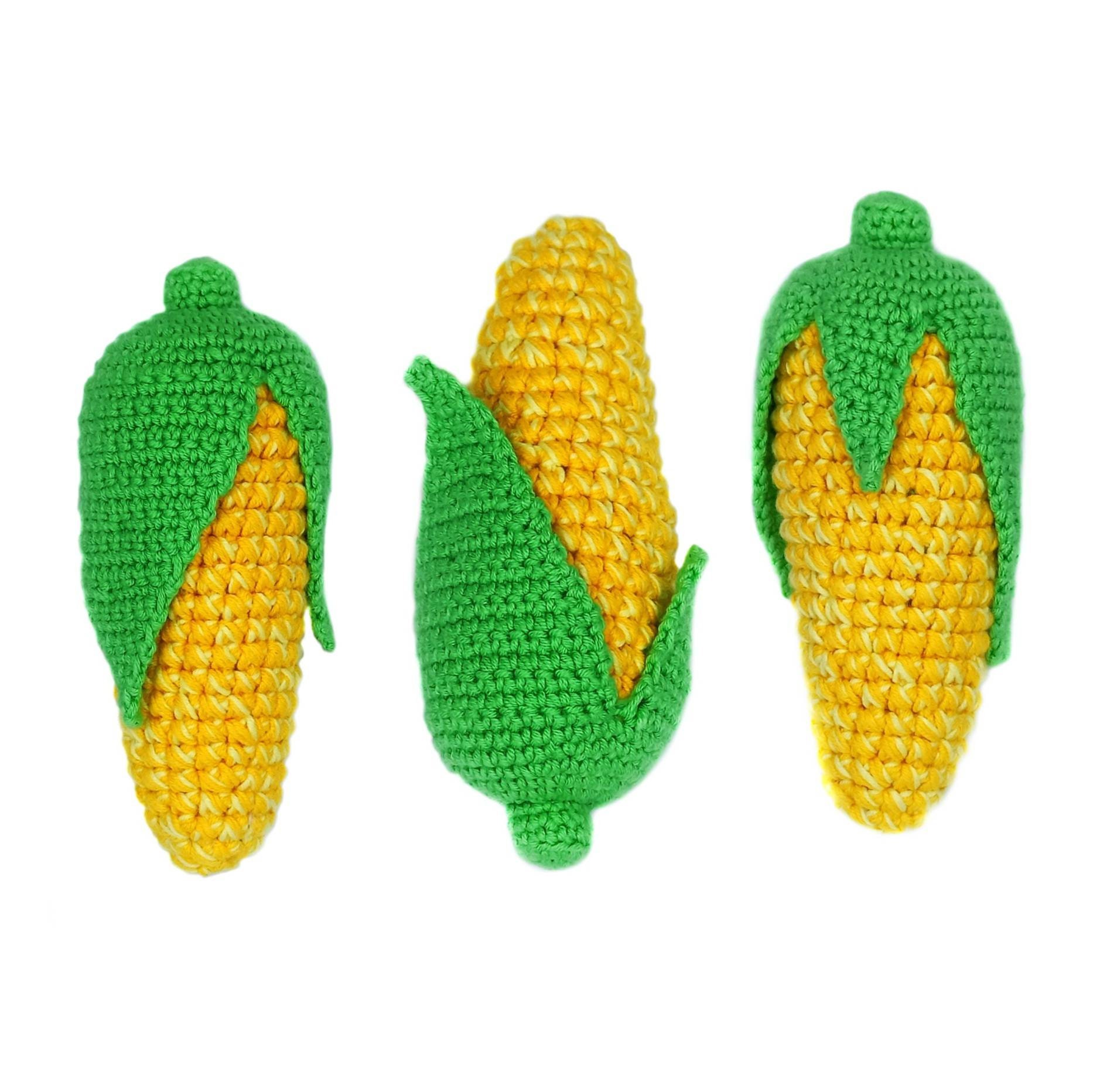 CORN Crochet Pattern Amigurumi Corn on the Cob Pattern. Etsy