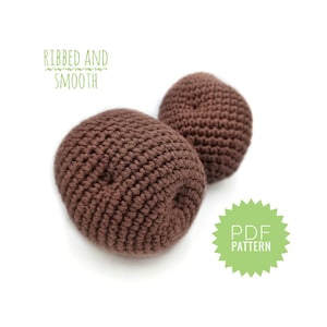 POTATO crochet pattern PDF - Amigurumi potato pattern. Play Food potato. Crochet play food pattern. Crochet potato. Beginner crochet pattern