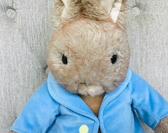 large stuffed peter rabbit
