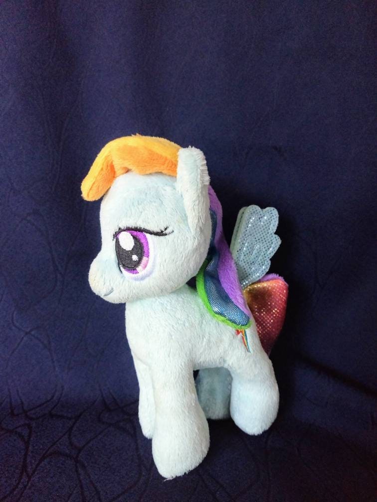 big rainbow dash plush
