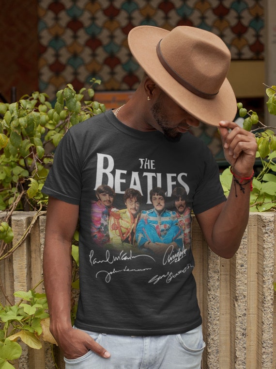 The Beatles Sgt Peppers Signature T shirt Etsy Canada