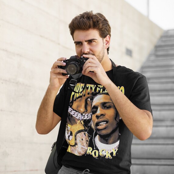 ASAP ROCKY 90s Retro Vintage Bootleg T 