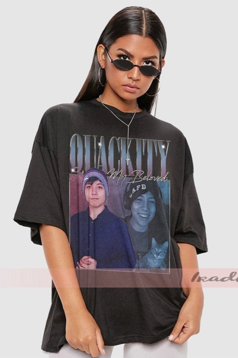 Quackity my beloved shirt Shirt, Quackity retro aesthetic T Shirt OM214 