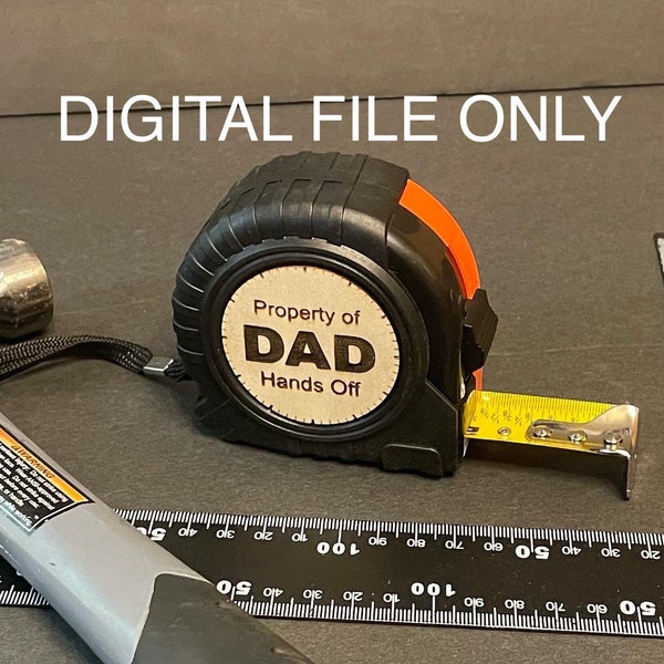 Father's Day Tape Measure SVG (Digital File)