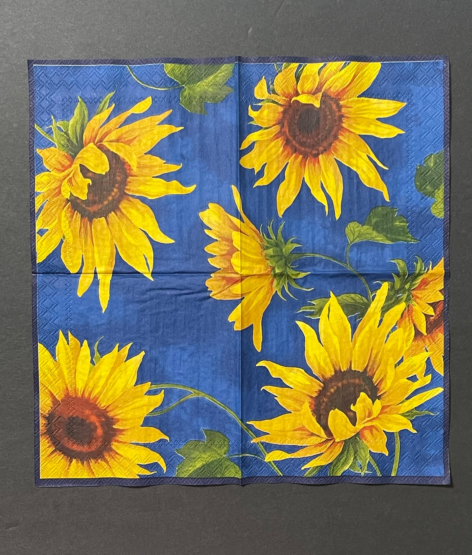 Sunflower Paper Napkin 2 each Etsy