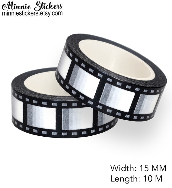 Wide Film Movie Strip Washi, Planner Tapes