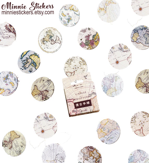Journal Sticker Map Round trip map planner 60 photos - Arptravels.com