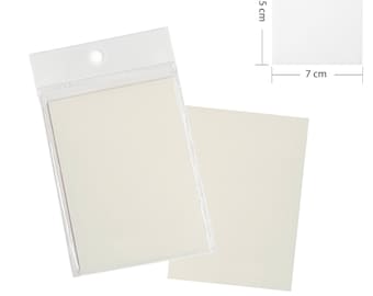 Transparent Matte Sticky Notes for planning, note-taking, and revising, See Though Sticky Notes, Clear Waterproof Sticky Notes MS-433