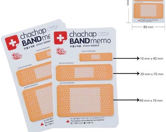 60 Sheets Band Aid Sticky Notes, Band Aid Shape Stickers, Medical Plaster Notes, Memo Pad Stickers, Planner Journal Stickers MS-168
