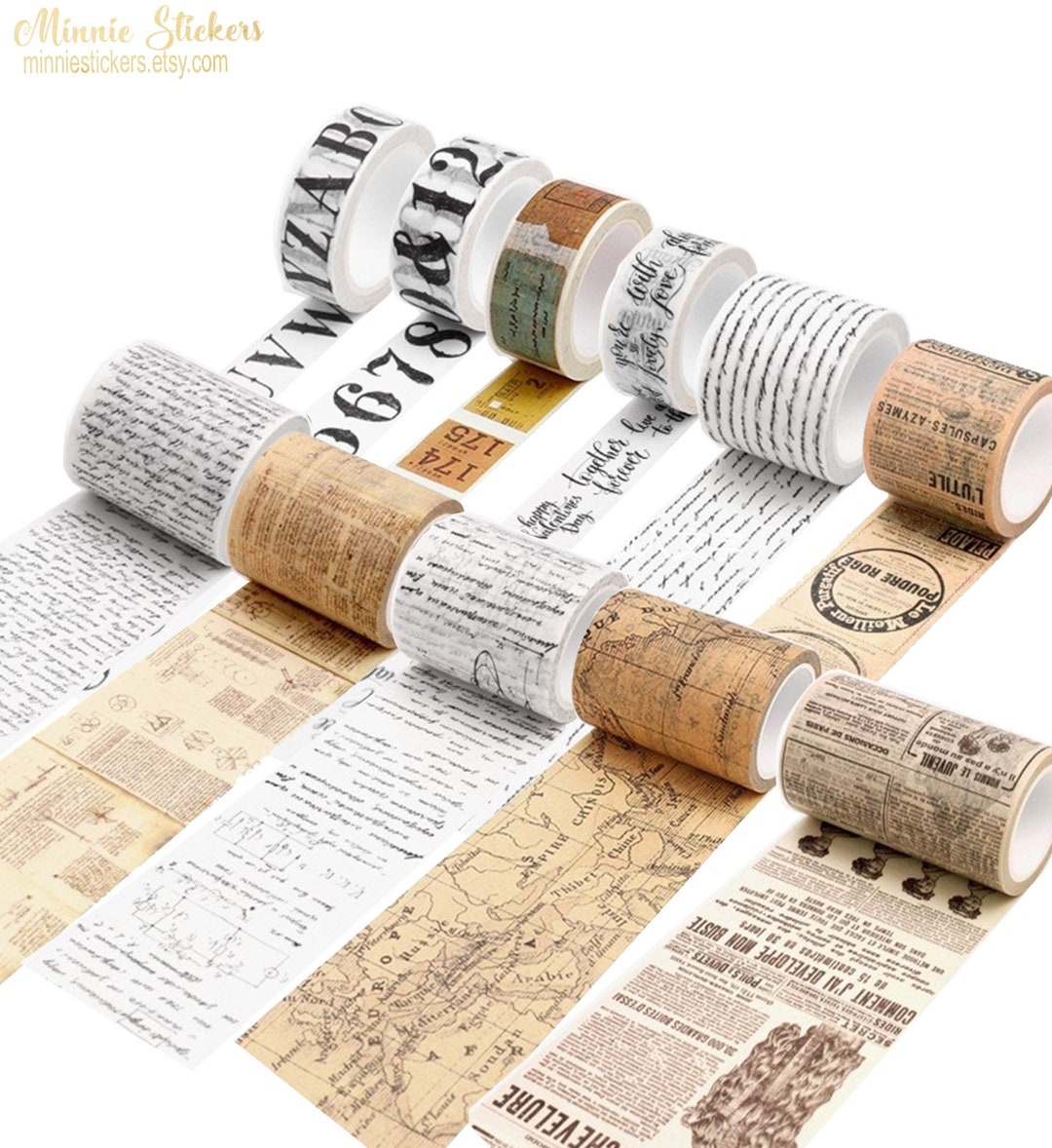 Vintage Maps Posters Washi Tape Set - Premium Decorative Tape for Crafts &  Journals