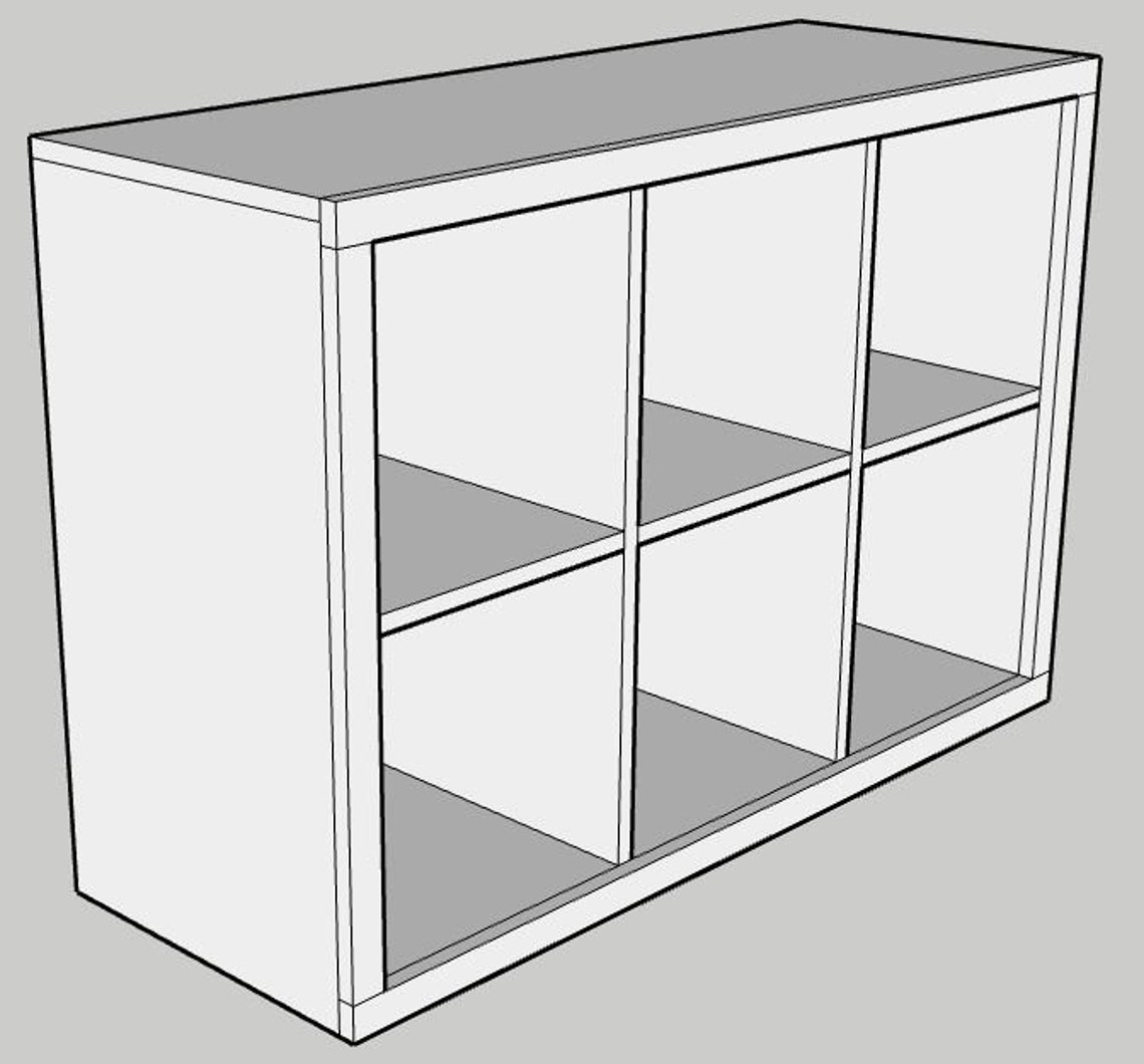 Cube/cubby Storage Shelf Woodworking Plans Etsy