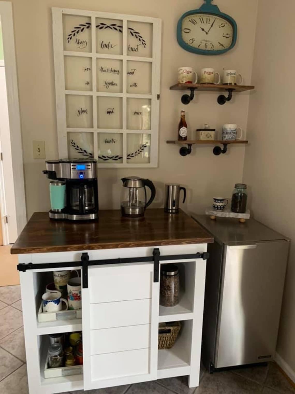 Coffee Bar/ Wine Bar Woodworking Plans Etsy Canada