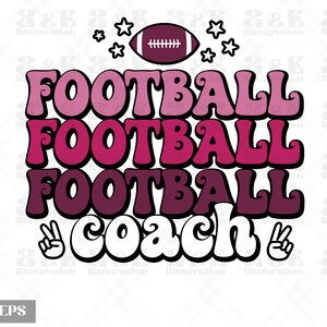 Retro Football Coach PNG: American Football Design (Digital Download)