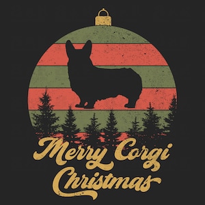 Frohe Corgis Weihnachten Png Design, Corgis Hund Besitzer Weihnachten digitaler Download, Urlaub Sublimation Design, Weihnachten Tshirt Design, POD Kunstwerk