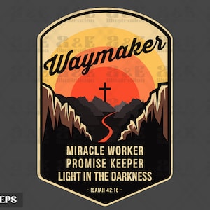 Waymaker Digital Download, Biblke Verse Png Designs, Scripture Sublimation png, Tshirt png Design, Png for Shirts, Christian T-shirt Design,