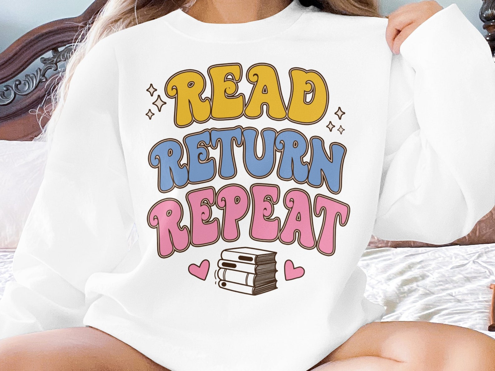 Read Return Repeat Png Design: Book Lover Digital Download - Etsy