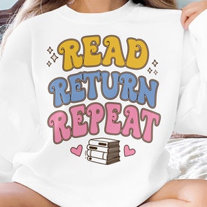 Read Return Repeat Png Design: Book Lover Digital Download - Etsy