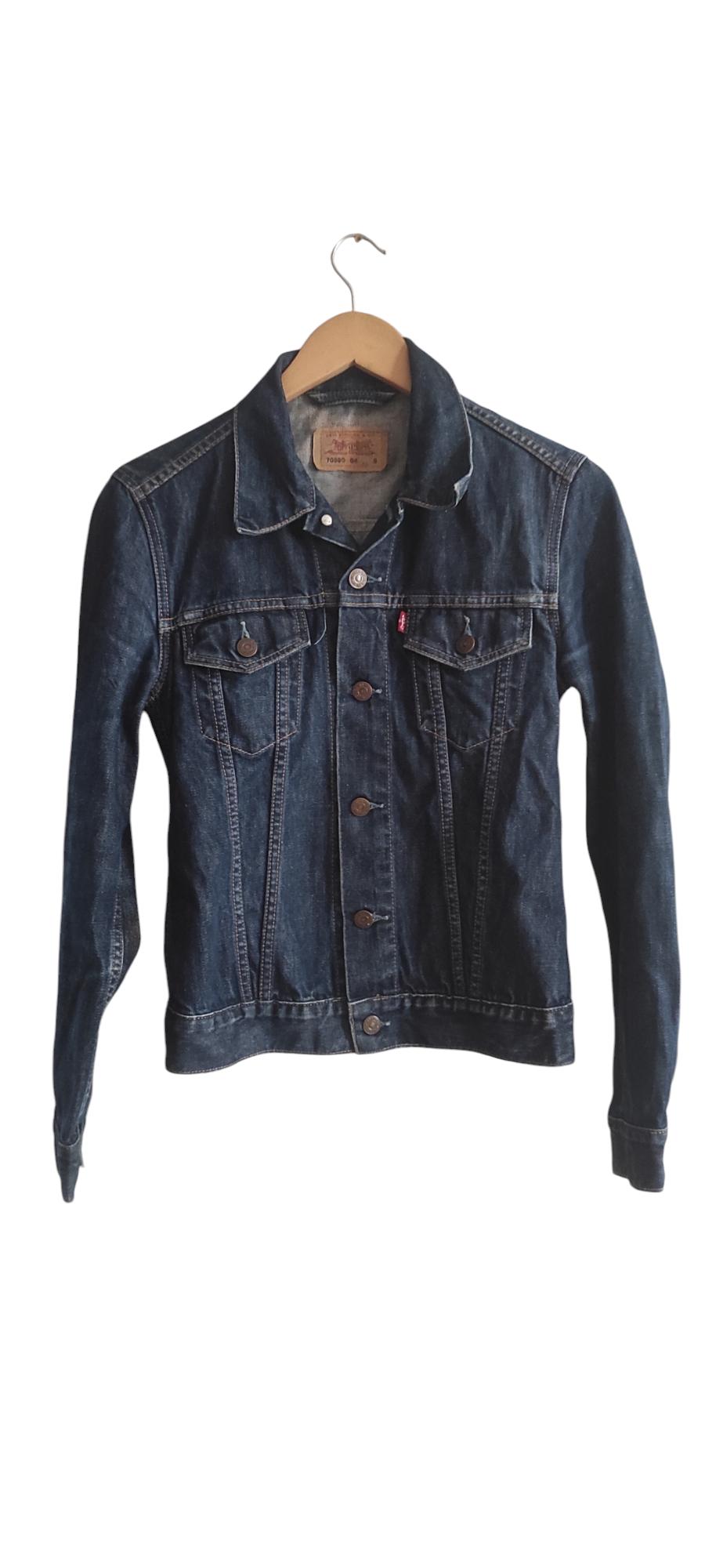 Veste Jean Trucker Vintage Levi's Pour Homme - Taille S, Style Bomber, Toutes Saisons