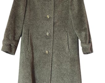 1980s Jacob Crowley Coat, Vintage Mohair Wool Blend Coat - Etsy 