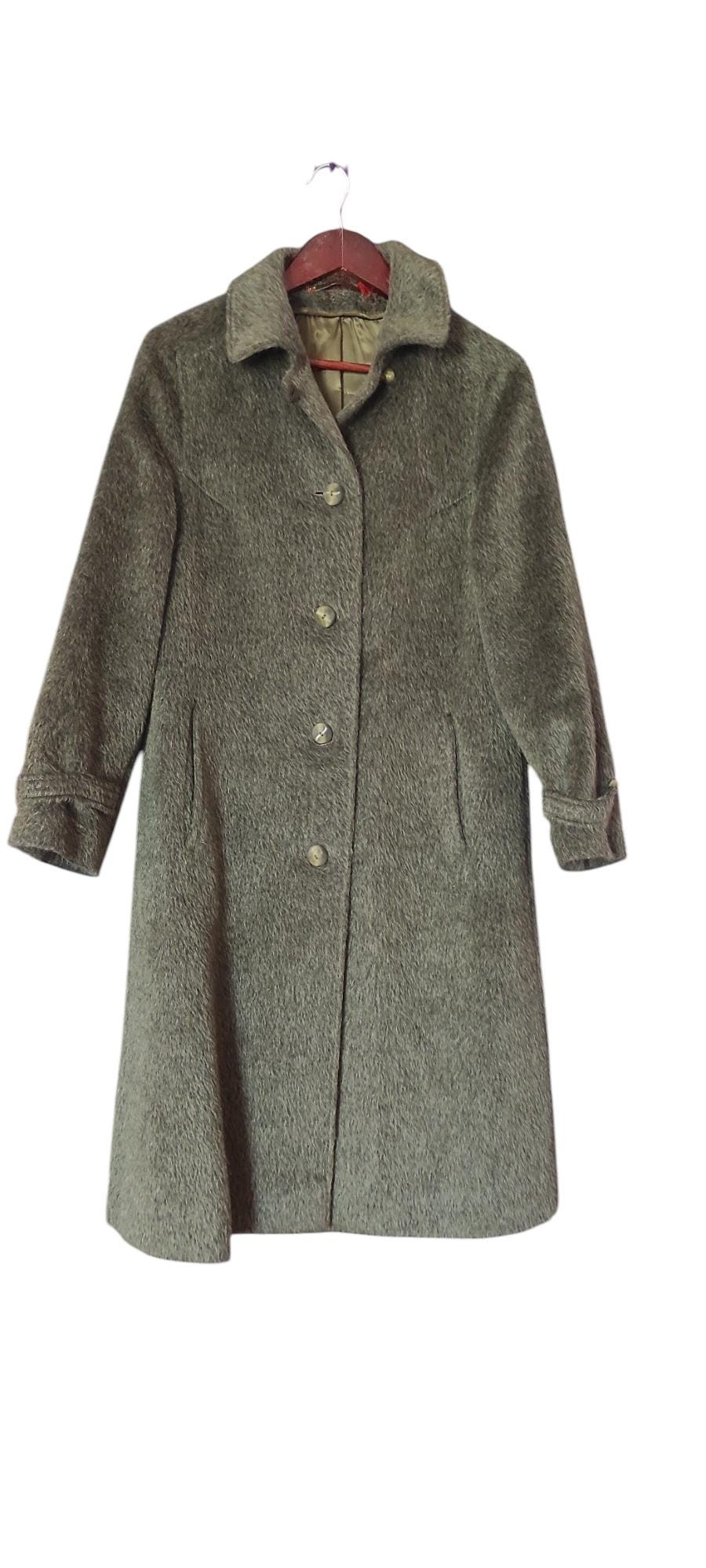 Vintage Lamma Wool Coat - 80s German Designer, Size M - Etsy
