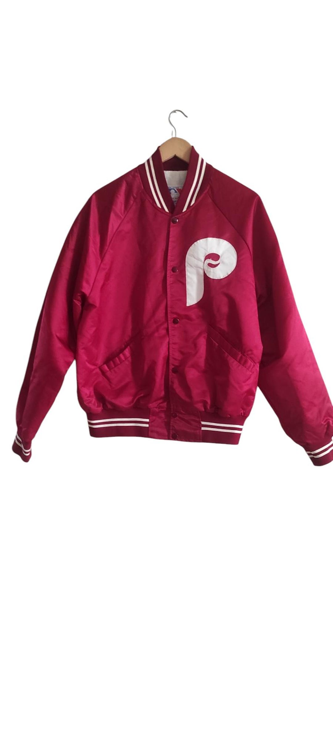 Philadelphia Phillies 80s STARTER Satin Bomber Varsity Jacket
