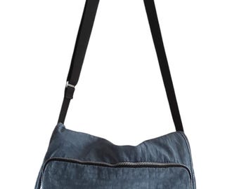 Kipling Gabbie Small Blue Nylon Crossbody Messenger Bag