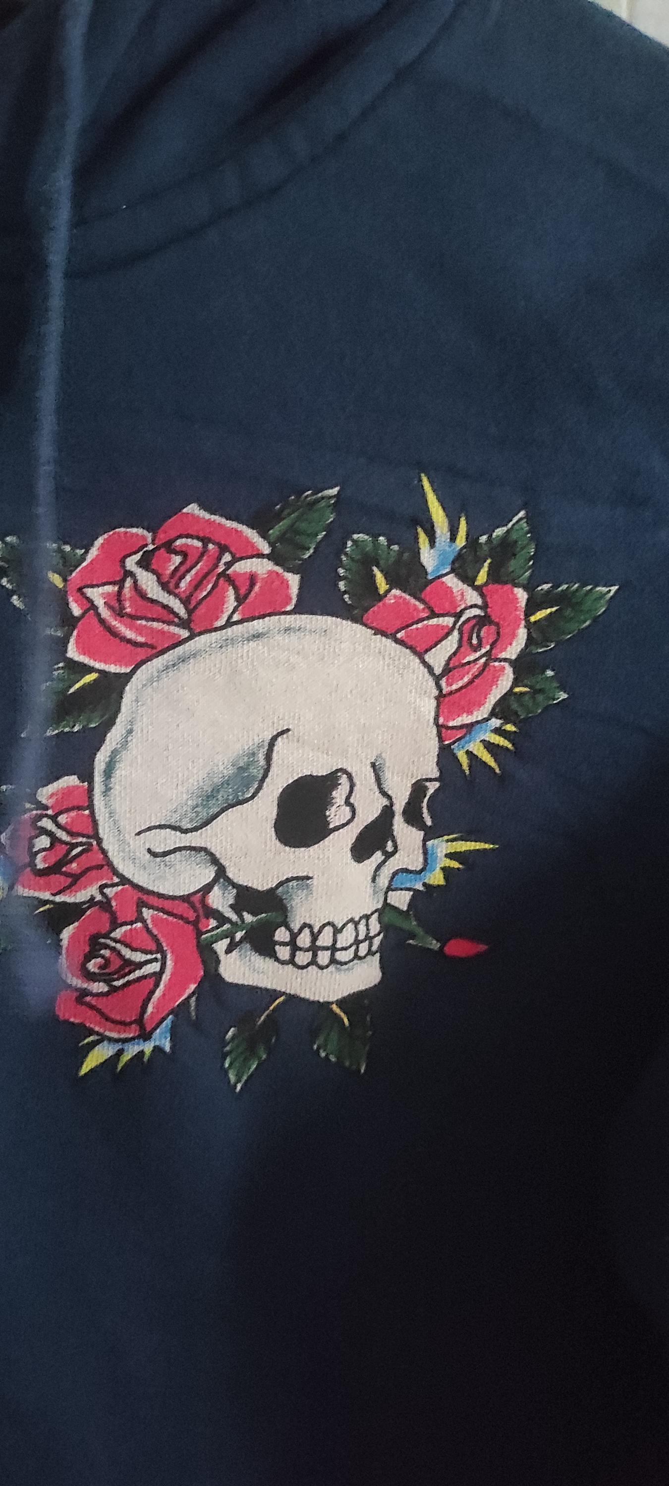 Ed Hardy Christian Audigier フルジップ スカル パーカー サイズ S ED 