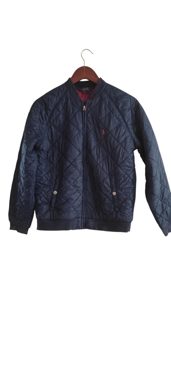 80s 90s RalphLauren キルティング ボンバージャケット ヴィンテージ ポロ ラルフローレン キルティング ボンバージャケット