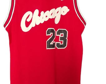 Vintage 90s Champion Chicago Bulls #23 Michael Jordan NBA Jersey