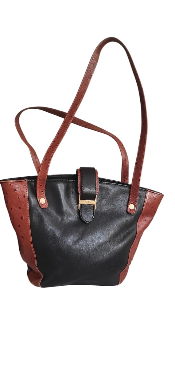 Sac Pourchet Paris en cuir vintage fabriqué en France France