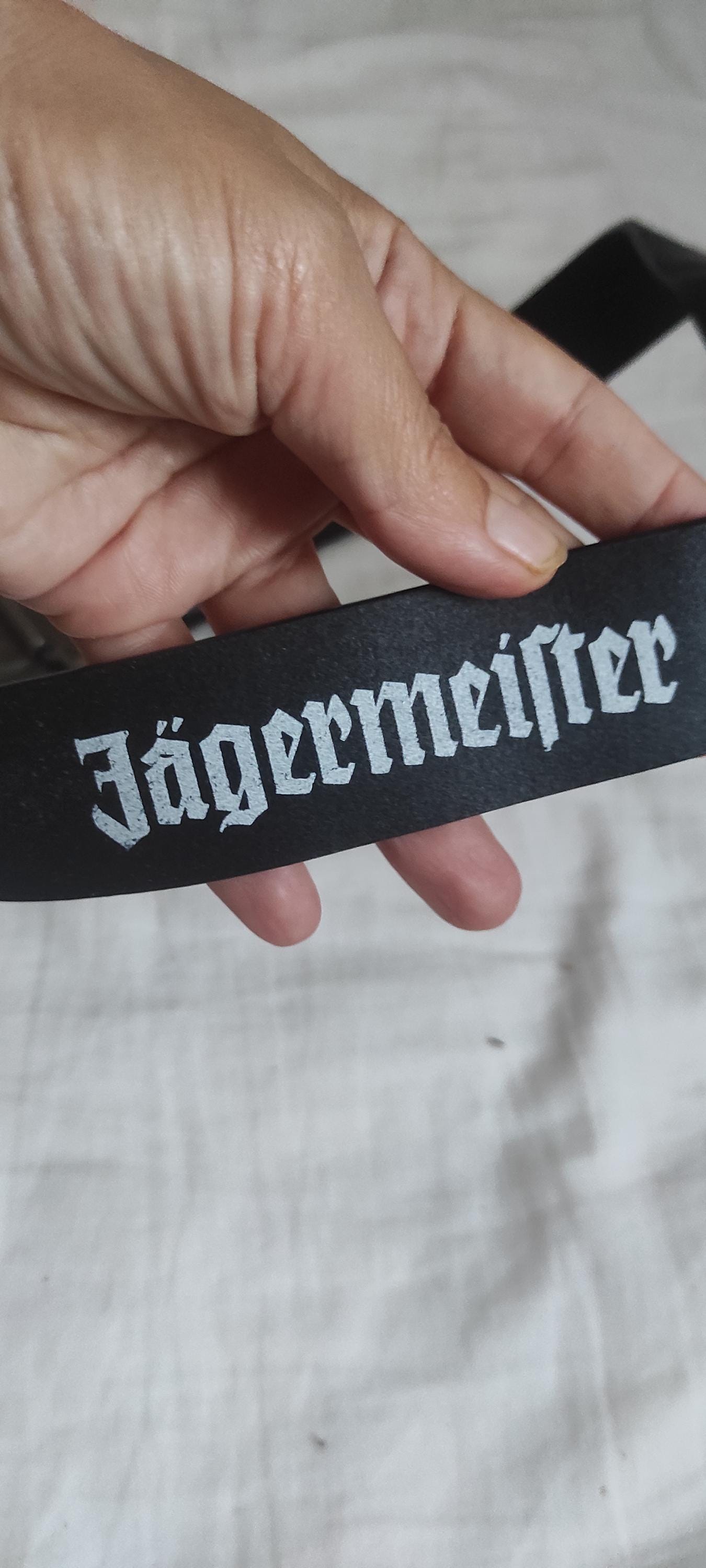 New Jagermeister Lather Belt Jagermeister × Vintage Jagermeister leather belt 85cm  main image 3