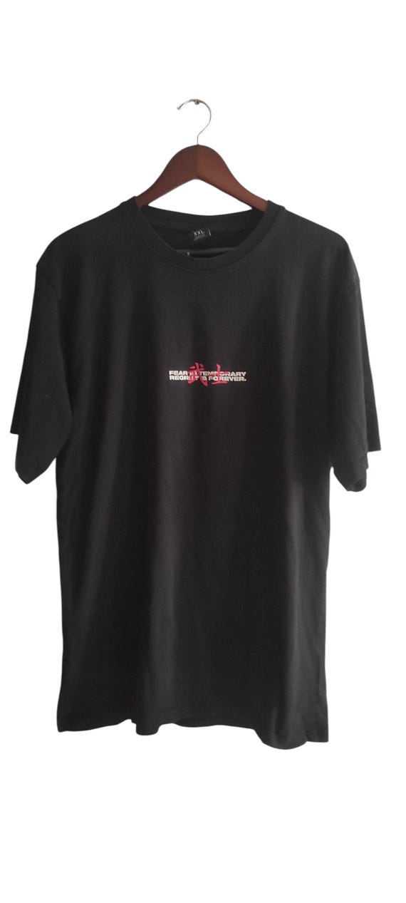 Vintage Black Squad 1995 Tokyo World Tour Paranoid Society Japan T