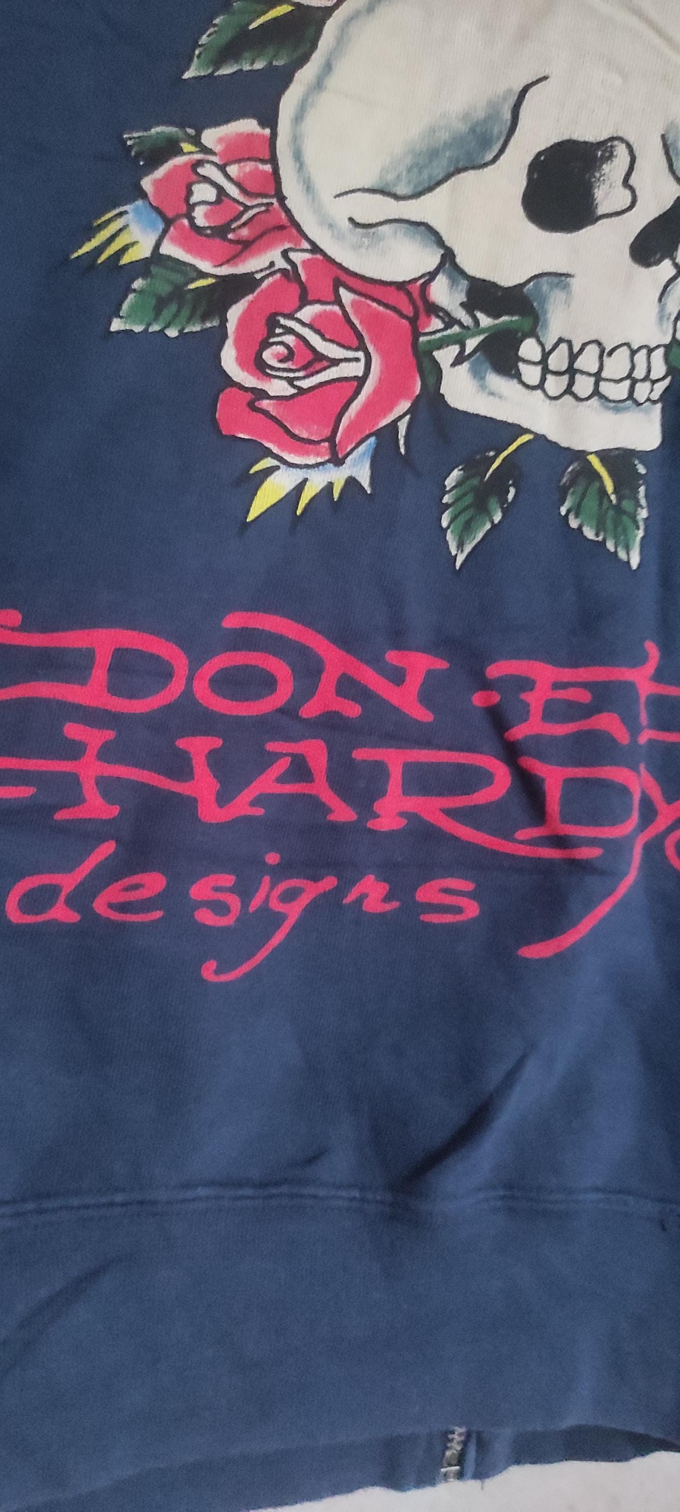 Ed Hardy Christian Audigier フルジップ スカル パーカー サイズ S ED 