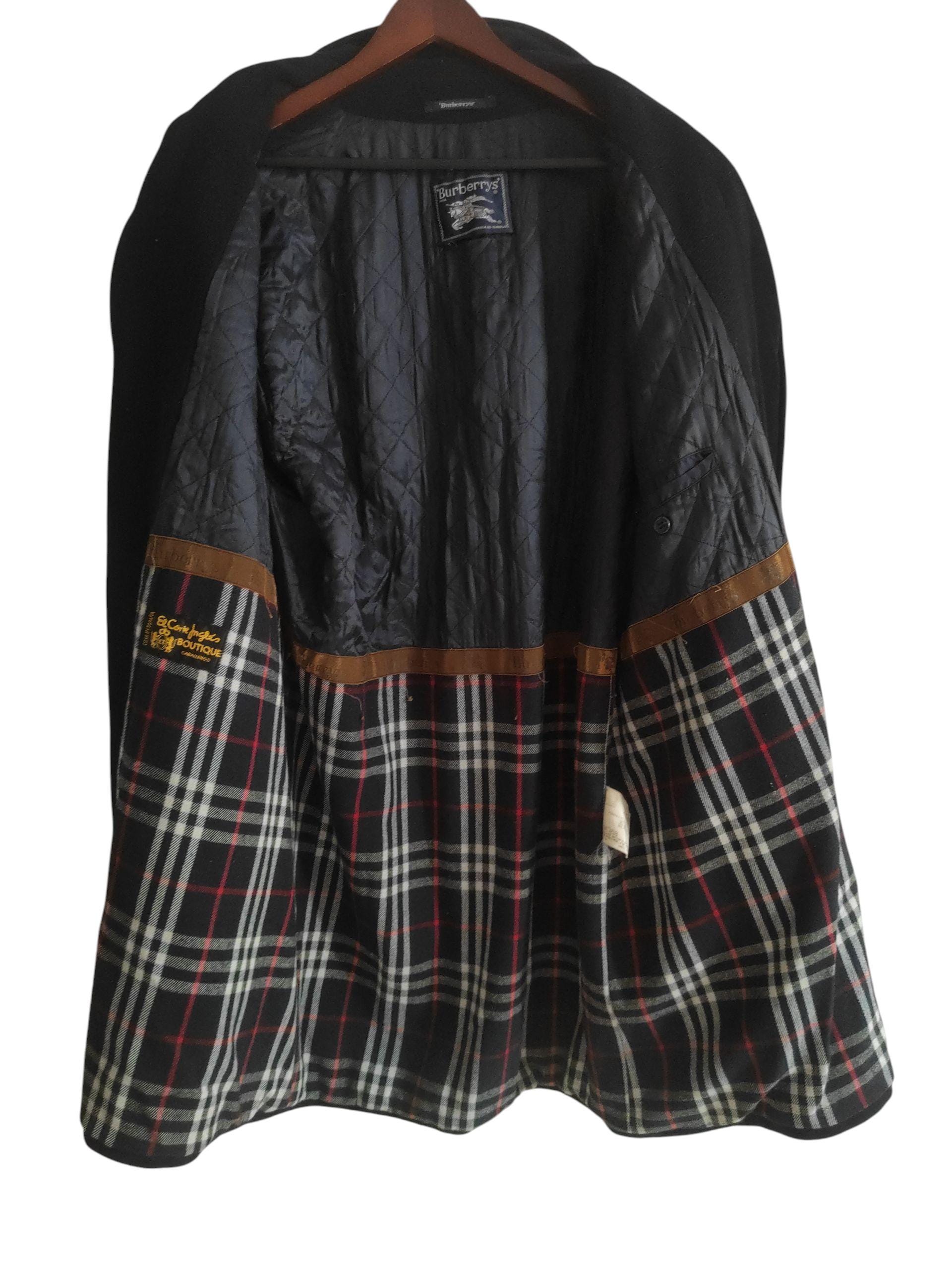 ヴィンテージ バーバリー ノバチェック ウール 90年代 ダッフルコート